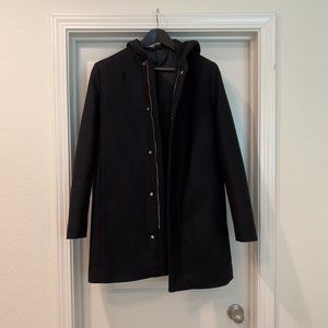 COS WOOL CLEAN CUT PADDED PARKA